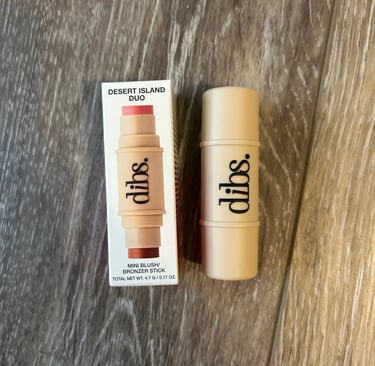 DIBS Beauty blush and bronzer stick in shade You Do You / Mood Boost.