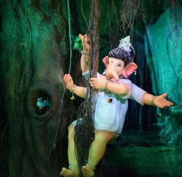 Khadiya Pole No.2 Yuvak Mandal-Vadodara Ganpati Darshan - Ganesha Festival