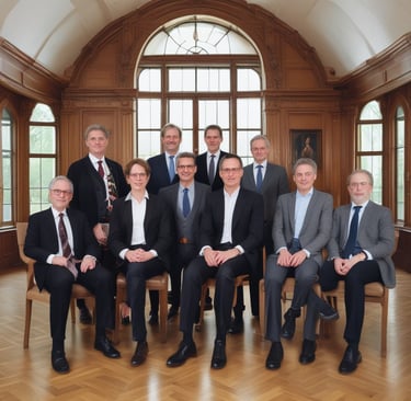 A large group of people participating in a protest, holding signs that display messages against racism and fascism. The crowd is diverse, consisting of men and women of various backgrounds. Many are holding banners and placards with bold text advocating for solidarity and equality.