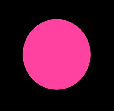 Pink dot on a black background
