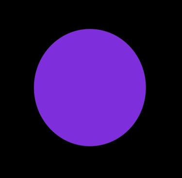 Violet/purple dot on a black background