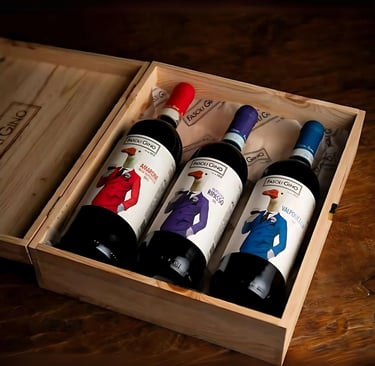 Cassetta regalo vino biologico vegan Fasoli Gino