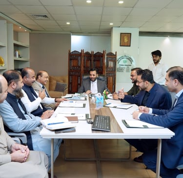 Federal Minister National Health Syed Mustafa Kamal meeting with telemedicine team 