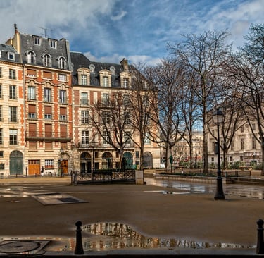 Place Dauphine in Autumn