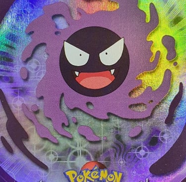92 Gastly Topps Pokémon series 2 us rainbow foil