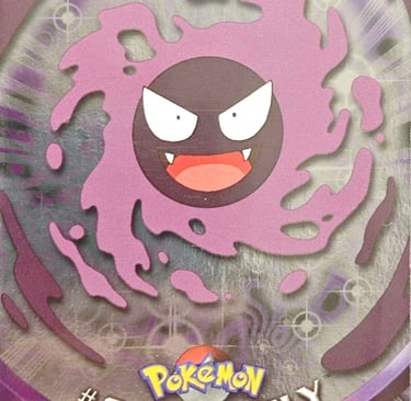 92 Gastly Topps Pokémon series 2 us smooth foil
