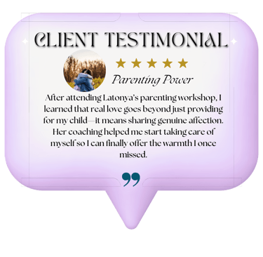 a client's profile for a client parent testimonial