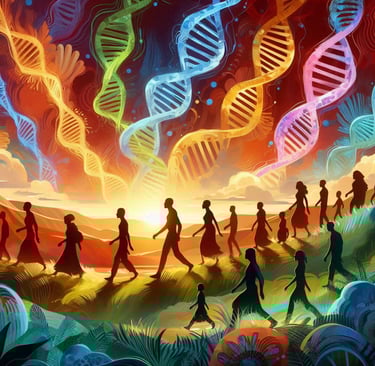 African spreading their dna all over the globe
