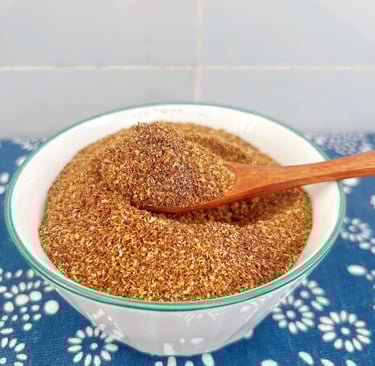 a bowl of Sichuan peppercorn powder