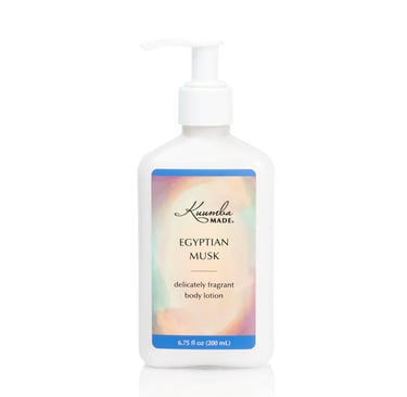 a bottle of egyptian musks hand soap