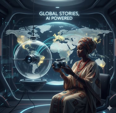 Female storyteller using ai tools best ai course