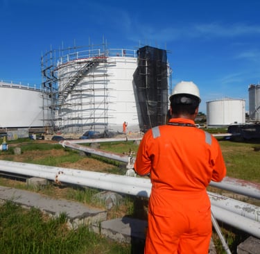 Pengukuran Tangki Pertamina TBBM Surabaya