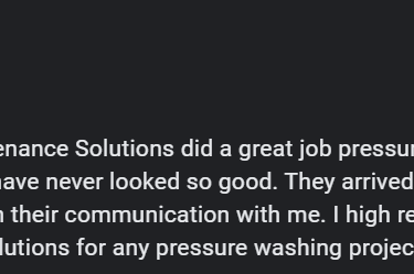 five star review soft washing