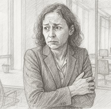 troubled woman 