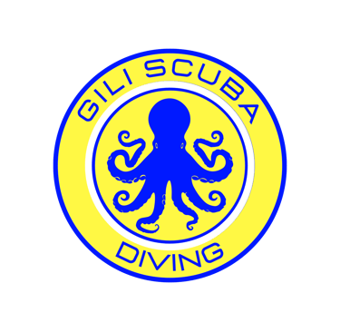Official Gili Scuba Diving logo, your boutique dive center on Gili Trawangan, Indonesia.