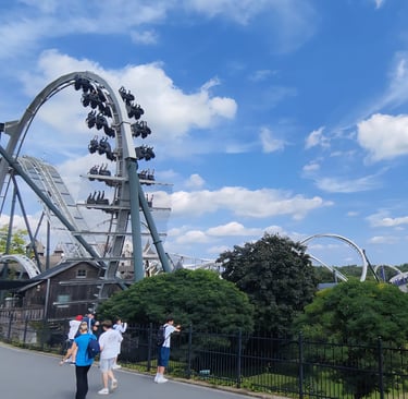 flug der damonen b&m wing coaster heide park