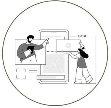 Icon representing app design services from UrBrand Studio creative agency