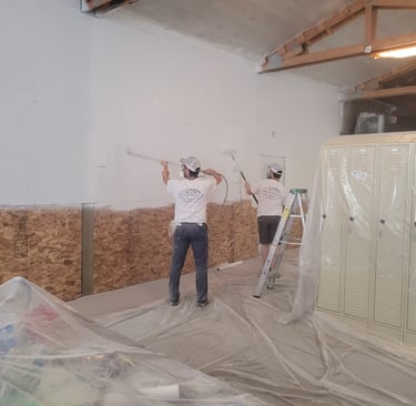 Interior painting project