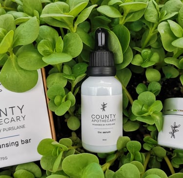 County Apothecary ™ soap, serum and moisturizer 
