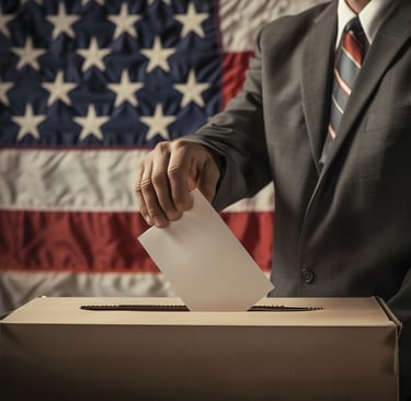 Bitcoin influence in US elections.