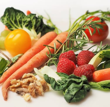 Real fruits and Veggies