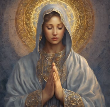 praying woman