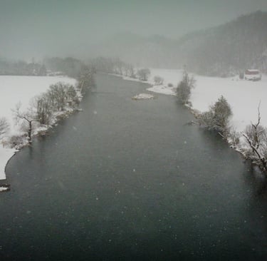 January fly fishing on the South Holston River