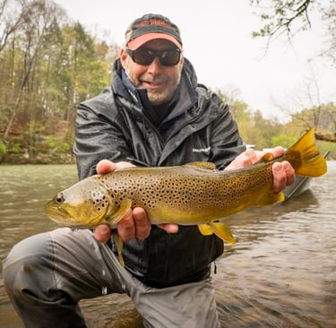 Spring Fly Fishing on the Watauga river