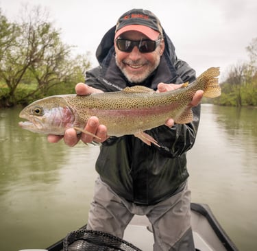 Dry Fly fishing the Watauga river