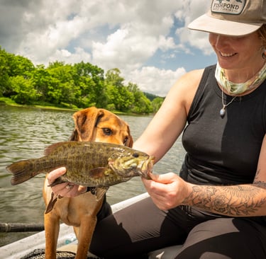 Streamer fishing for Small Mouth Bass