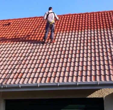 Nettoyage toiture et hydrofuge en Alsace