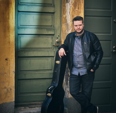 Emil Nordström, music producer, guitarist, and composer based in Vaasa, Finland.