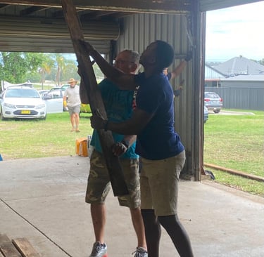 Renovation of thr Food Bank begins
