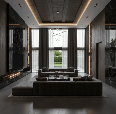 Emirates hills living room by HavenVolt