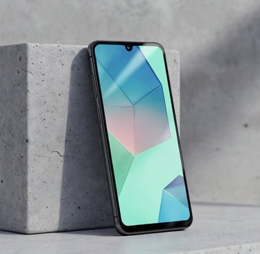 Galaxy A06: design moderno que esconde um hardware extremamente básico.