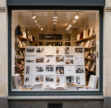 Close-up of sewing threads and buttons in vibrant colors, highlighting mercería products.