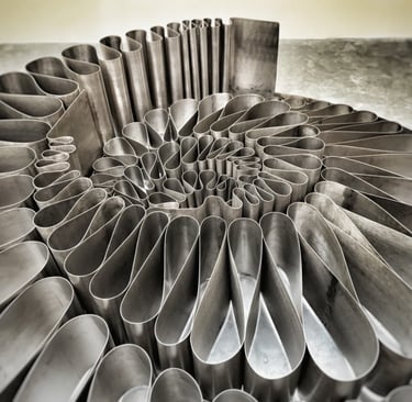 stainless steel sculpture