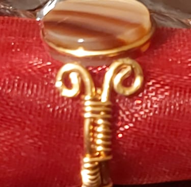 a ring with a ring on it