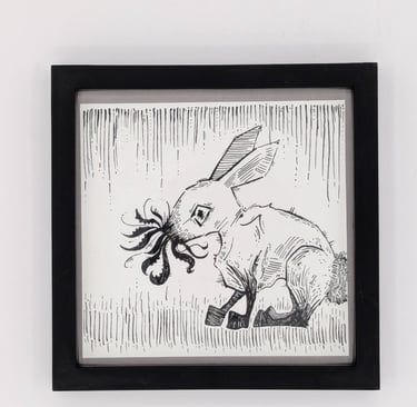 teenage phenom, rabbit illustration, whimsy