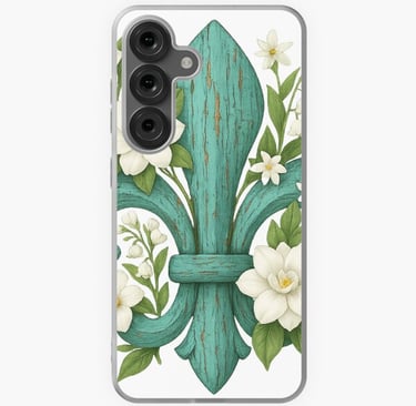 Custom fleur de lis phone case