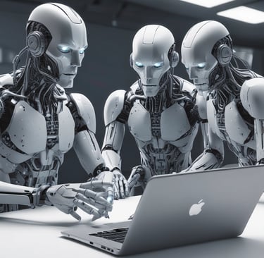 Close-up of a person interacting with a virtual assistant on a smartphone.