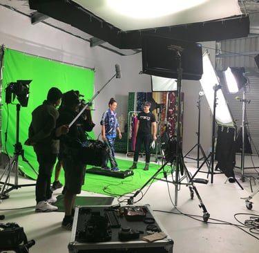 Greenscreen studio production
