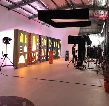 large 160m2 studio shooting space