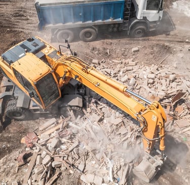 Layananbongkarrumahyangterpercaya, Jasabongkargedungdenganalatberat, Pembongkarangedungamandanterjam