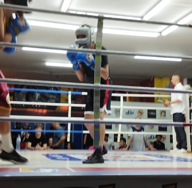 peleadores boxeo en el ring