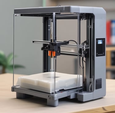 A technician working on an injection molding machine.