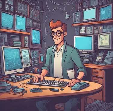 An engaging image depicting productivity software in action.