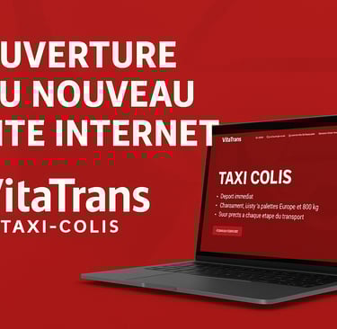 Nouveau site internet VitaTrans Taxi-Colis Besançon