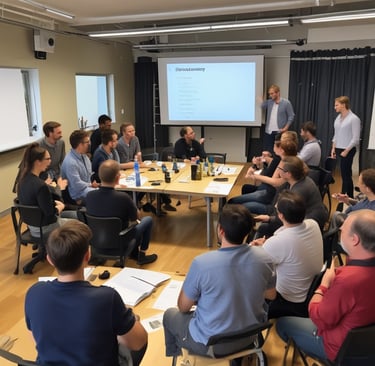 Expert training session with industry professionals.