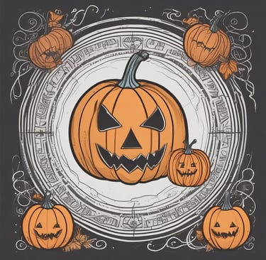 lighted pumpkin decor